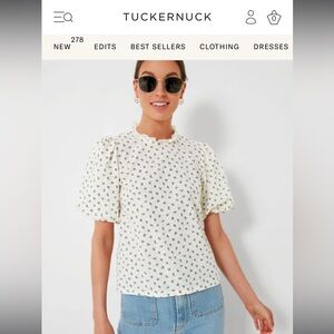 Tuckernuck HYACINTH HOUSE Ivory Lottie Blouse- Small